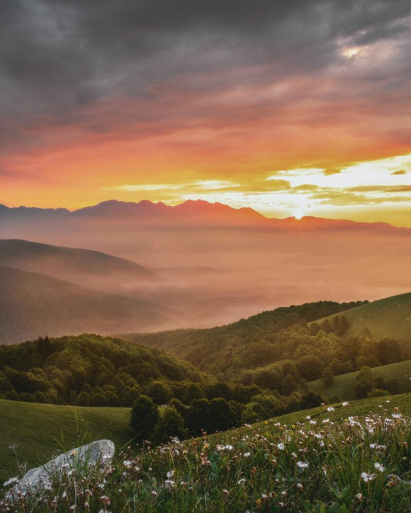 夕阳美景高清JPG图片摄影，精选风景设计素材下载