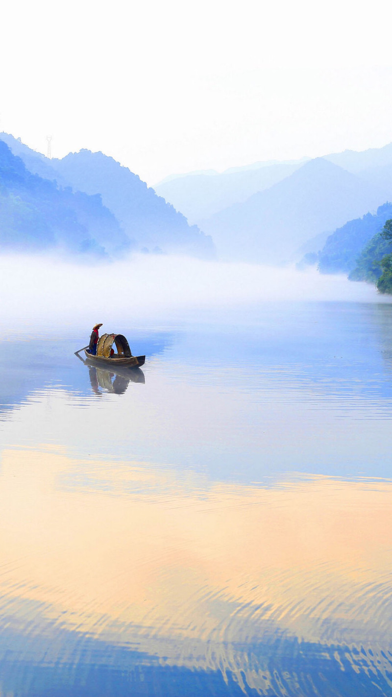 简约山水风景H5背景素材，高清JPG图片摄影与AI设计资源下载