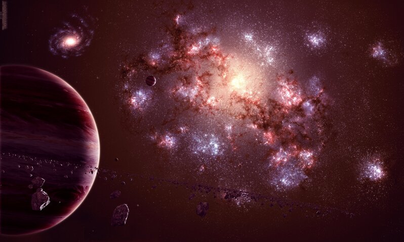 背景宇宙Banner图高清JPG，风景设计素材，一键下载！