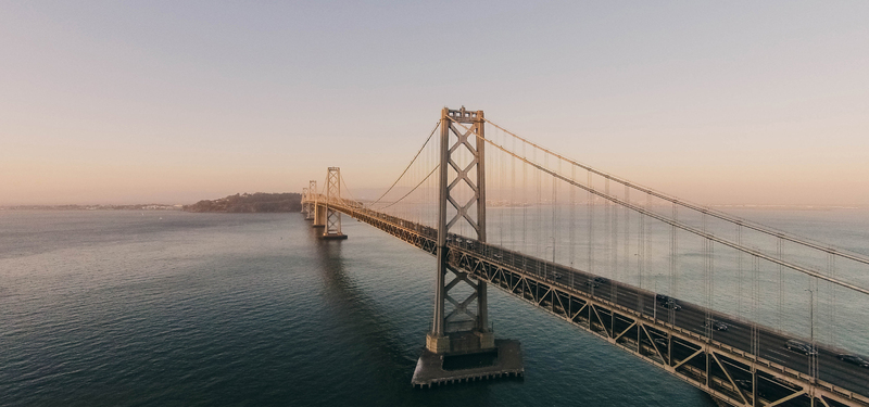旧金山大气摄影，灰调风景旅游背景，高清JPG图片素材下载