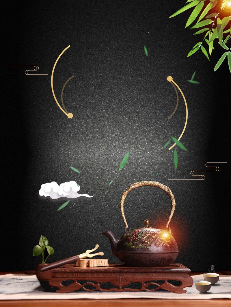 中国风茶道文化茶具，复古JPG与PSD高清素材下载