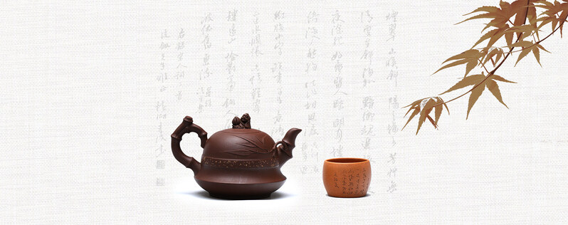 中国风茶文化图片素材，复古背景JPG与PSD设计高清下载