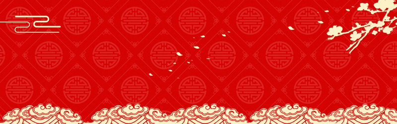 喜庆复古剪纸电商海报素材，高清JPG与PSD设计下载