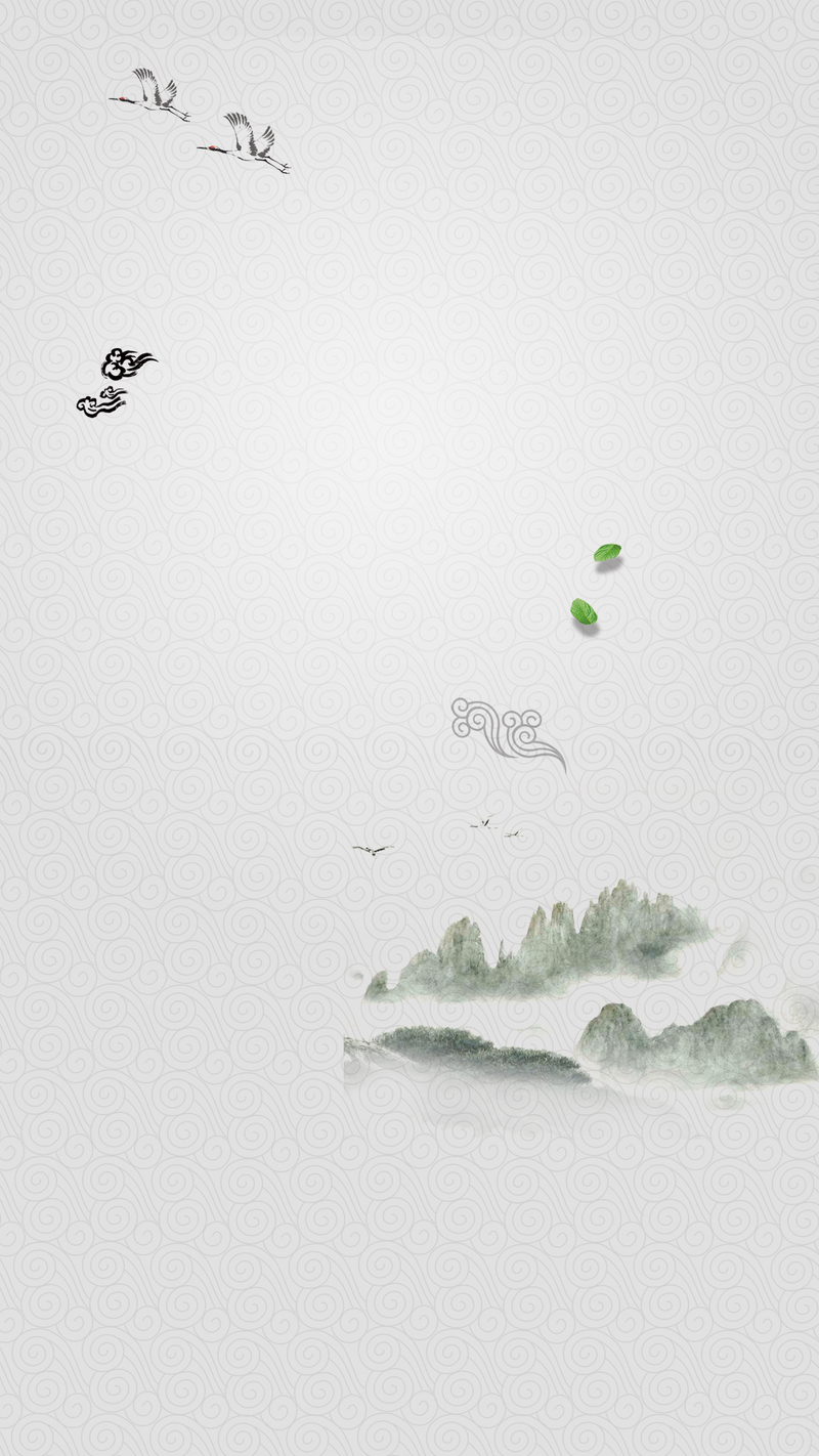 复古中国风灰色山水背景JPG高清图片素材下载