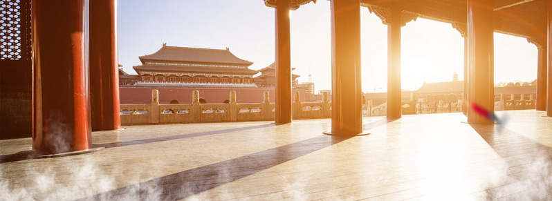 中国风建筑背景图片，复古高清JPG与PSD设计素材下载