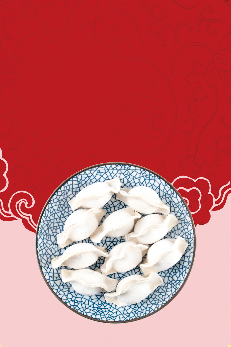 复古中国风美食海报背景素材，高清JPG与PSD设计资源下载