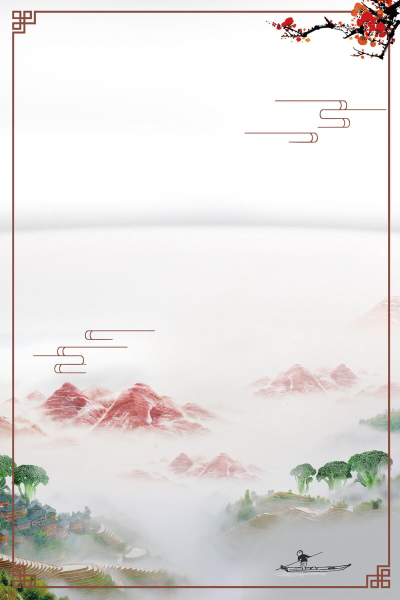 水墨中国风，品味传统美食文化，精选高清JPG与复古PSD设计素材下载
