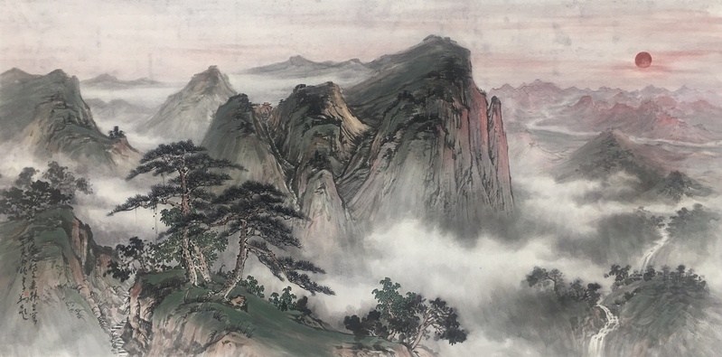 山水画超高清JPG图片，复古中国风设计素材，一键下载！