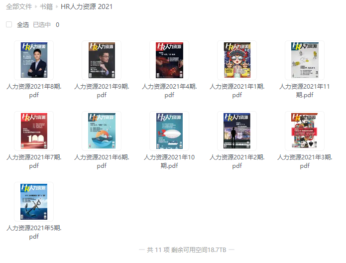 2021年HR人力资源精华指南（独家PDF版）