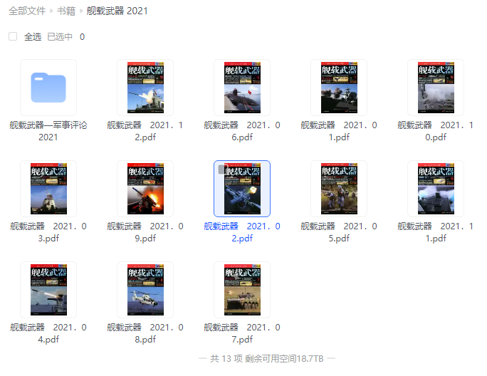 舰载武器2021年精选内容PDF版，独家资源一览无余