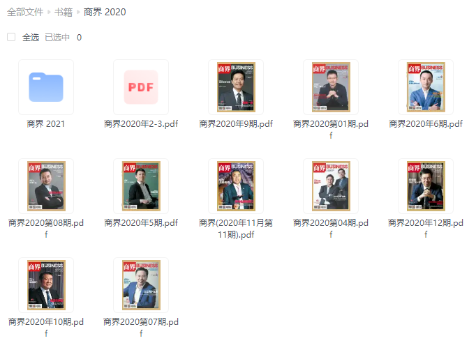 商界2019-2021年精选内容PDF汇总，一探商业风云变幻