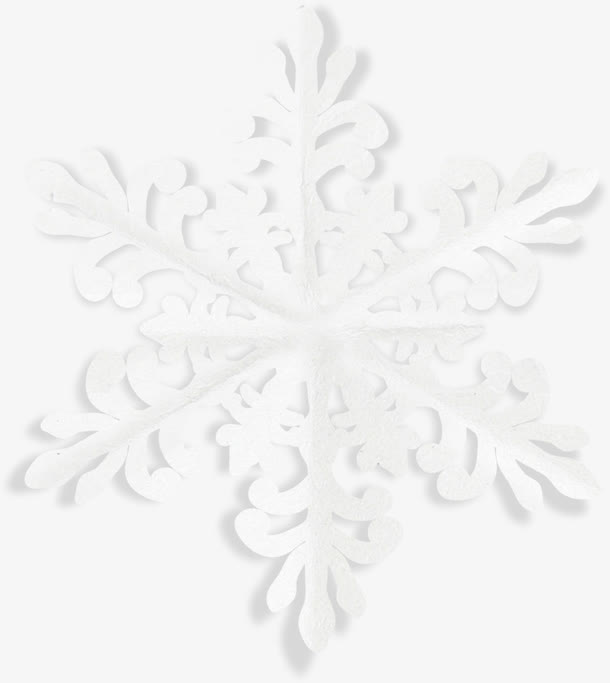 白色雪花PNG透明图片，高清装饰元素花纹，AI设计素材免费下载