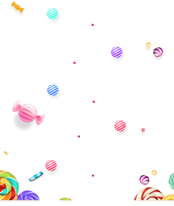 多彩糖果硬糖背景，高清PNG透明图片，创意场景背景设计素材下载