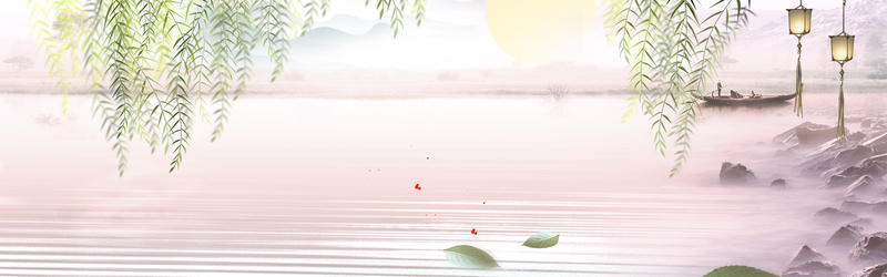 中秋节复古粉色中国风背景图片，高清JPG素材下载