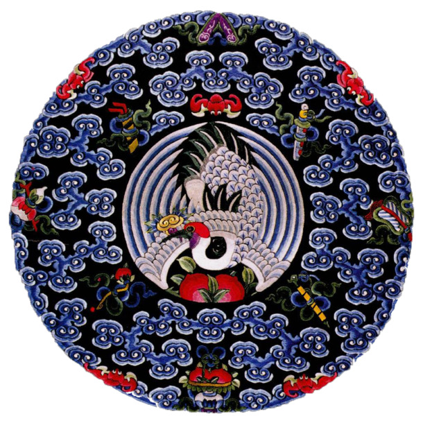 清朝装饰花纹样式PNG透明图，高清素材下载