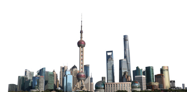 上海外滩抠图PNG透明图片，高清装饰元素及设计素材下载