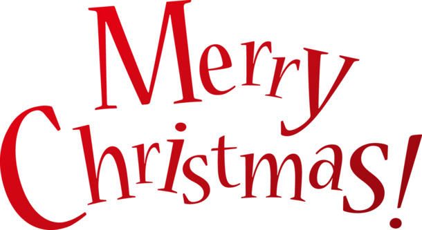 Red Christmas Joy: English HD PNG Transparent Images - Festival Elements & AI Design Materials for Download