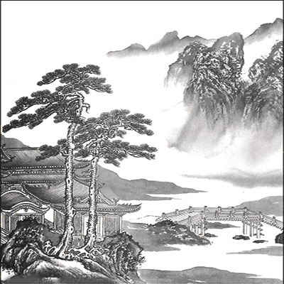 水墨山水，古风古韵PNG透明图片漂浮元素及其他设计素材精选下载