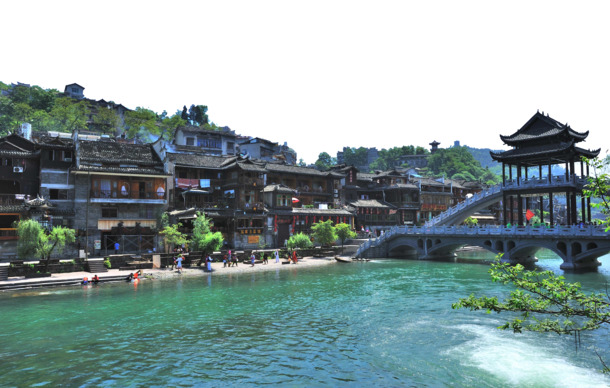 凤凰古城旅游区，精选高清PNG透明背景图片，摄影风景设计素材免费下载