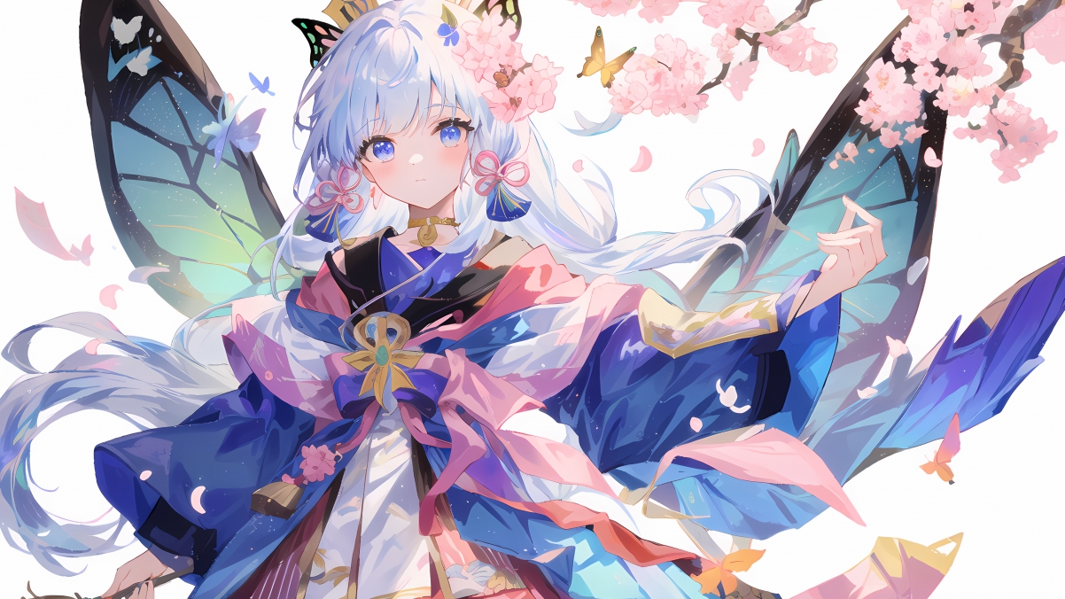 神里绫华4K超高清电脑壁纸，3840x2160动漫美图免费下载