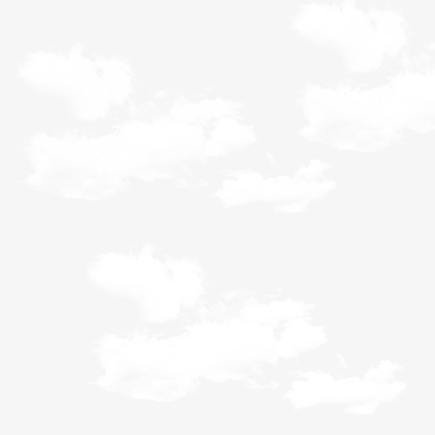 白色云彩PNG透明图片，高清云白色漂浮元素，设计素材免费下载