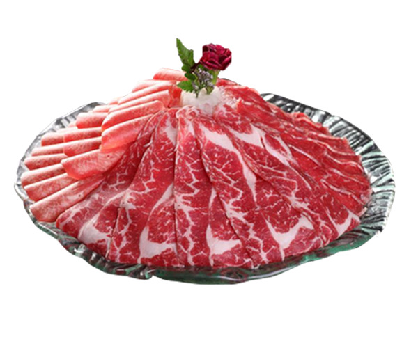 盘子美食，高清PNG牛肉片透明图片，生活用品设计素材下载