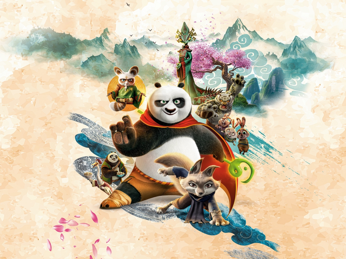 《功夫熊猫4》精选高清平板壁纸，2732x2048超高清下载