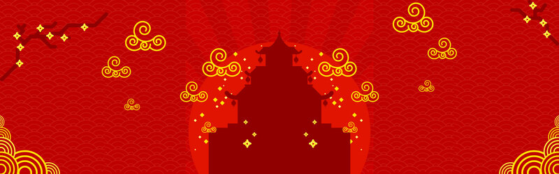 2018新春复古中国风节日海报JPG图片高清下载，AI设计素材精选