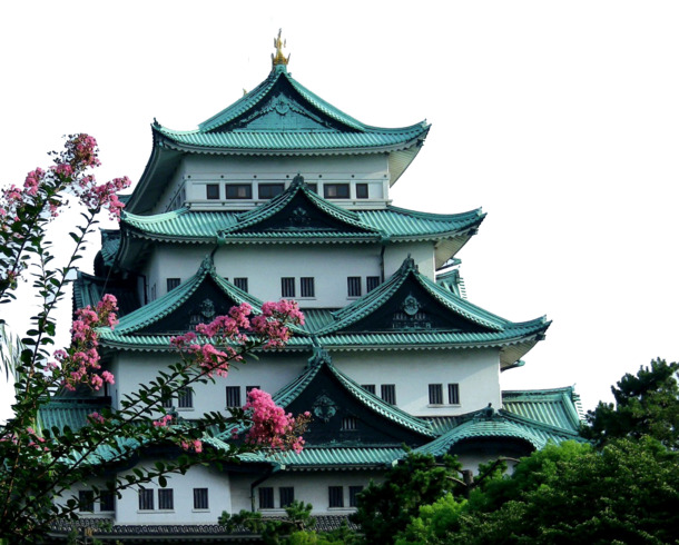 旅游景区日本名古屋高清PNG透明背景风景摄影素材下载