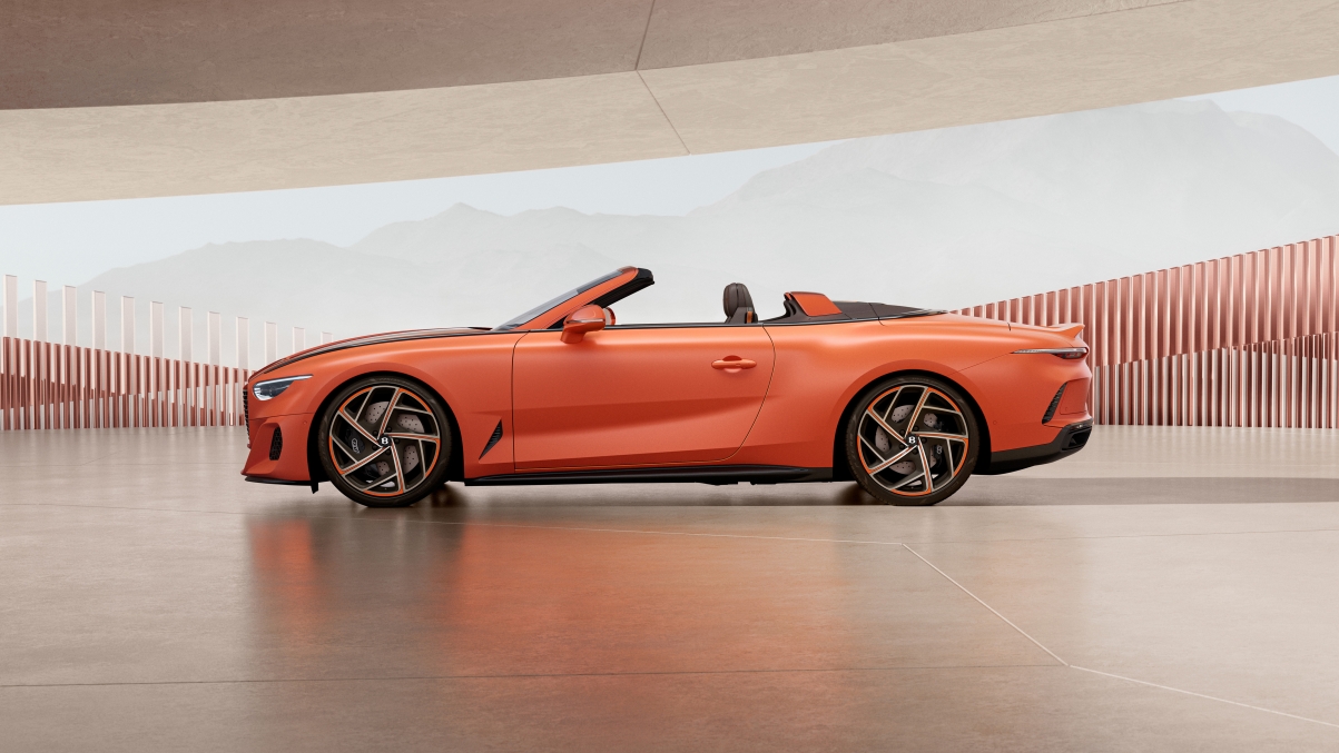 宾利敞篷Mulliner Batur Convertible，绝美5k壁纸，高清4K汽车图片，5120x2880分辨率，一键下载！