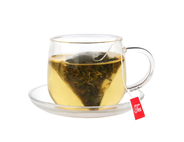 玻璃杯袋泡茶PNG透明图片，高清装饰元素，生活用品设计素材下载