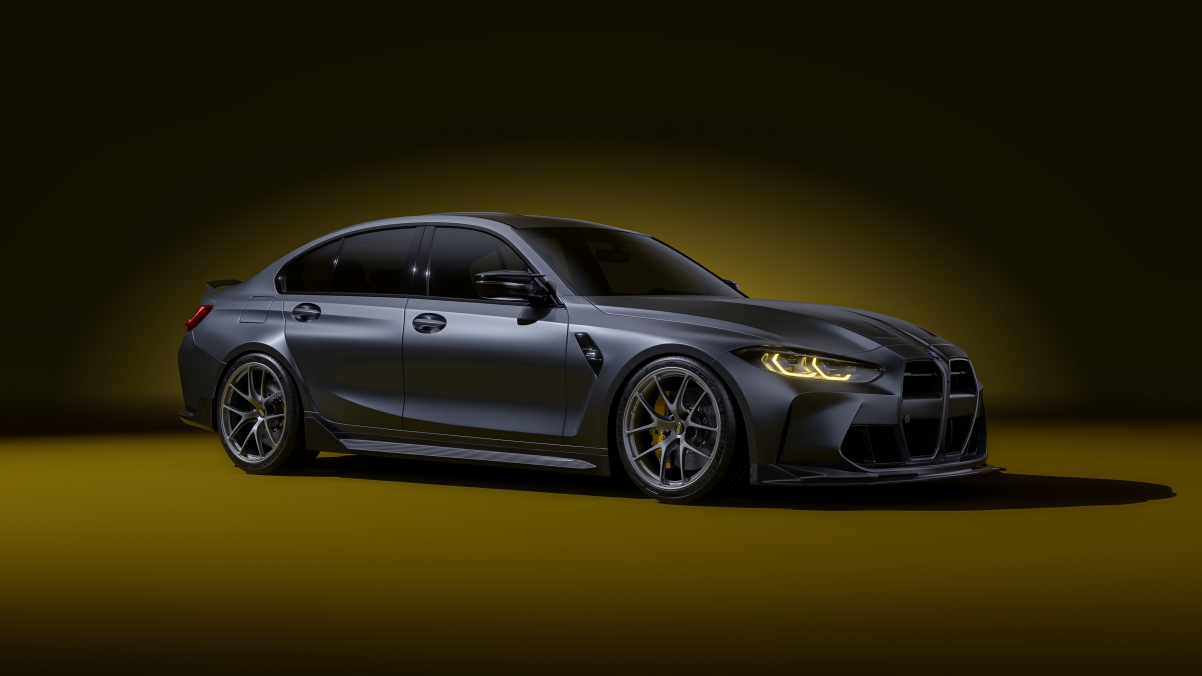 宝马M3 Vorsteiner 4K超高清壁纸，3840x2160精美汽车图片，一键下载