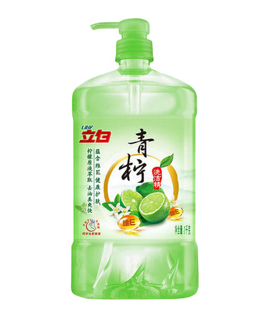 立白青柠洗洁精PNG透明图片，高清植物元素，PSD设计素材免费下载