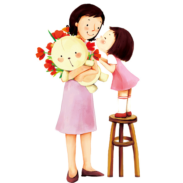 我爱你妈妈PNG透明图片，节日元素及其他节日设计素材高清下载