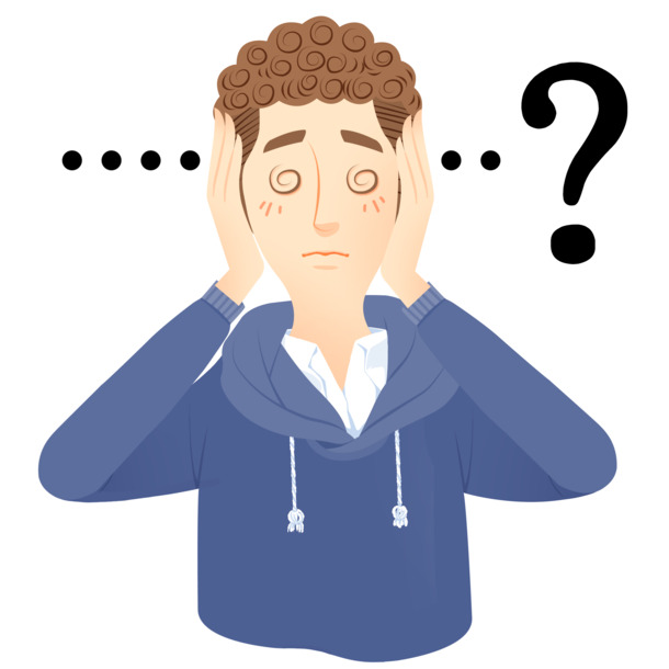 男士大脑思考高清PNG透明免扣素材，一键下载设计元素