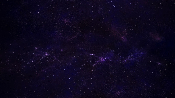 黑色背景紫色星空高清PNG透明图片，Banner海报设计素材下载