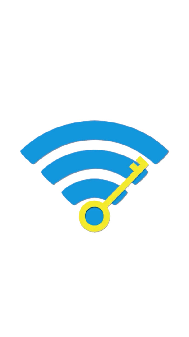 【免费下载】wifi钥匙蓝色高清PNG透明图片，免扣元素，设计素材一站式获取