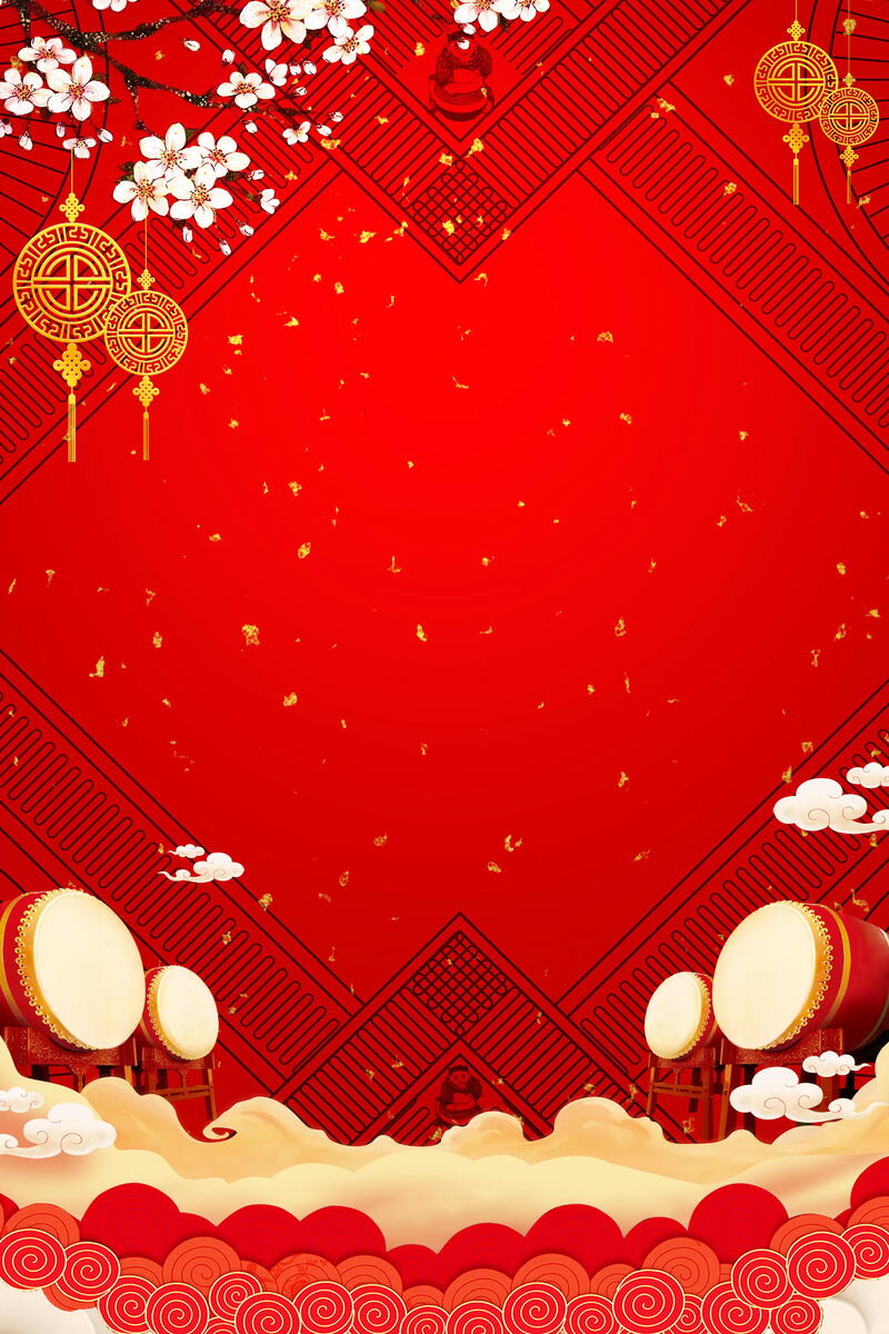 猪年大吉，高清JPG与PSD设计素材，恭喜发财背景图，免费下载！