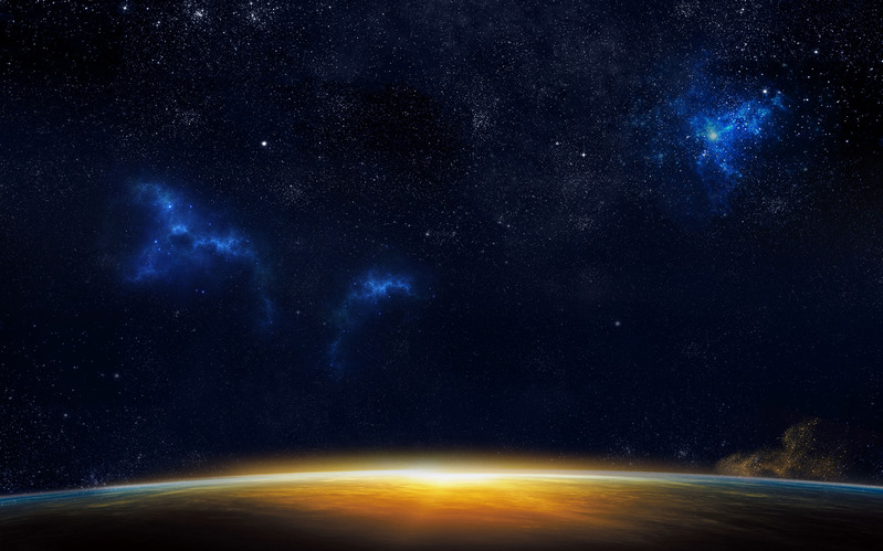 深色星空质感周年庆典海报背景，高清JPG素材，另类设计免费下载