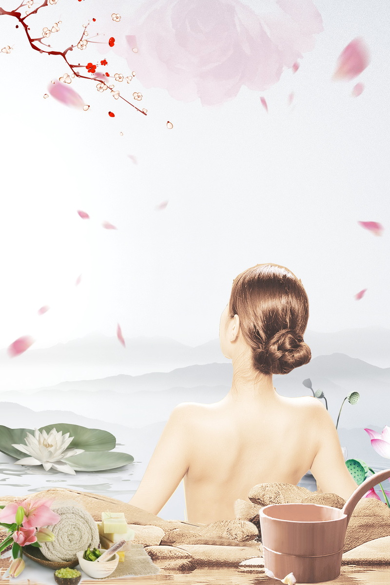 中药药浴养生，高清JPG与PSD设计素材，创意下载选择