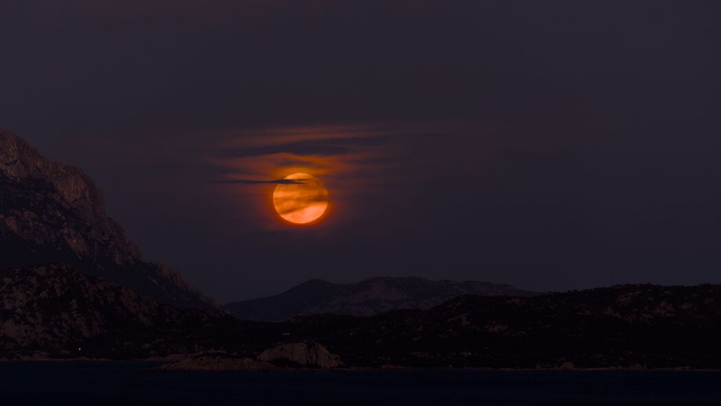 夜晚月色，大海、山脉黑暗之美，精选4K高清壁纸（3840x2160）免费下载