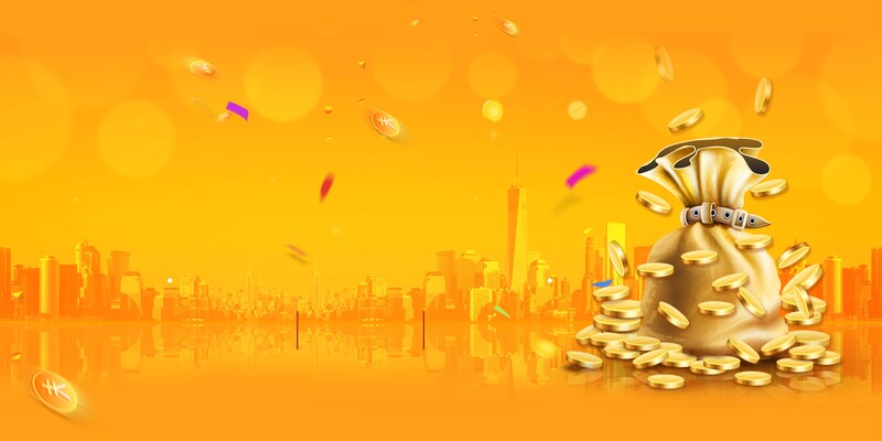时尚创意金币金融理财海报背景，高清JPG图片及另类设计素材下载