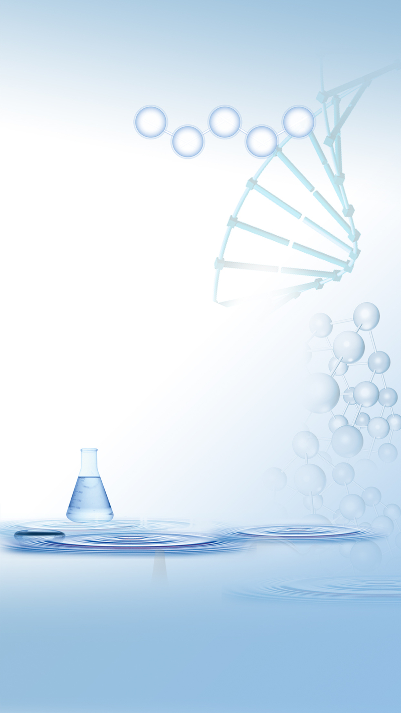 蓝色淡雅分子结构水波纹H5背景素材，高清JPG下载，另类创意风格