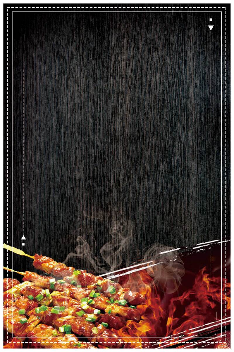 中华美食烤肉特色高清JPG素材，另类设计图库下载