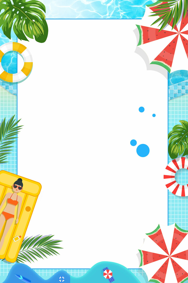 夏季沙滩旅游海报，高清JPG图片，创意休闲设计素材下载