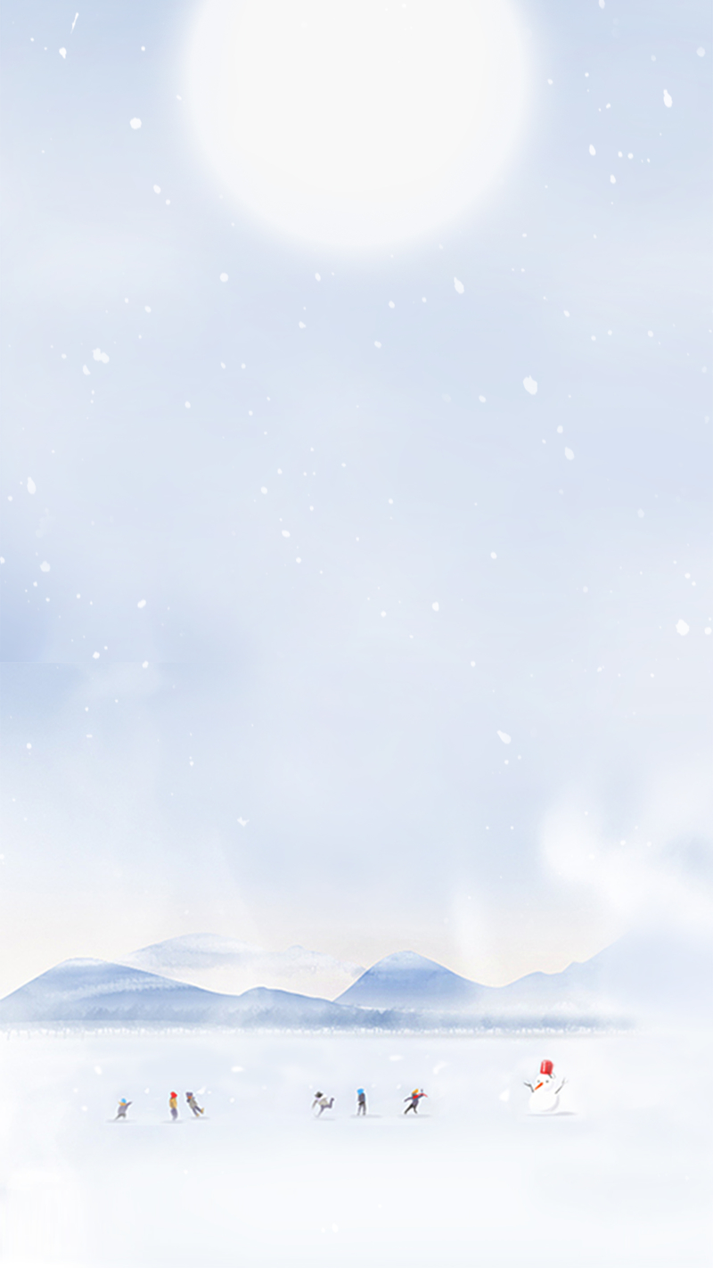 立冬节气宣传背景素材，高清白色雪天JPG图片，另类设计素材下载