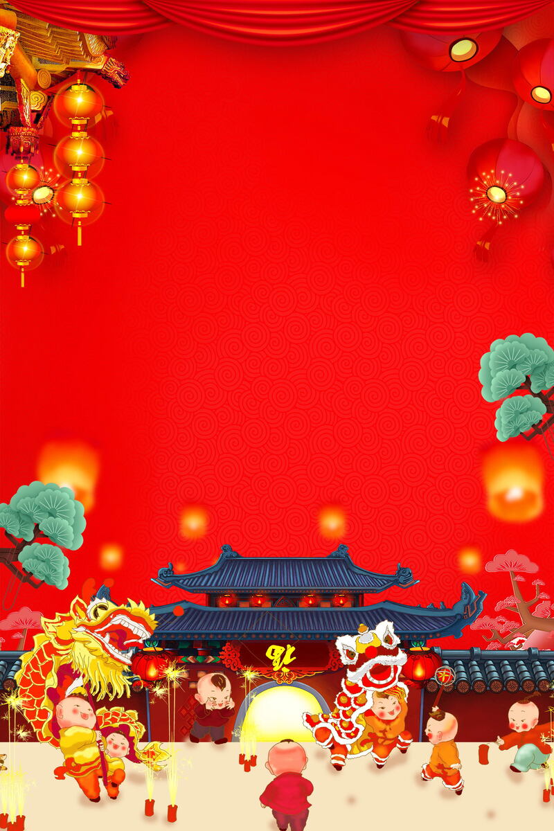 新春猪年大吉，高清JPG背景素材，创意设计资源下载