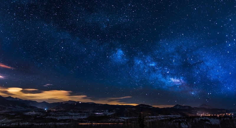 蓝天星尘，黑夜晴空，高清JPG星空图片及其他设计素材下载