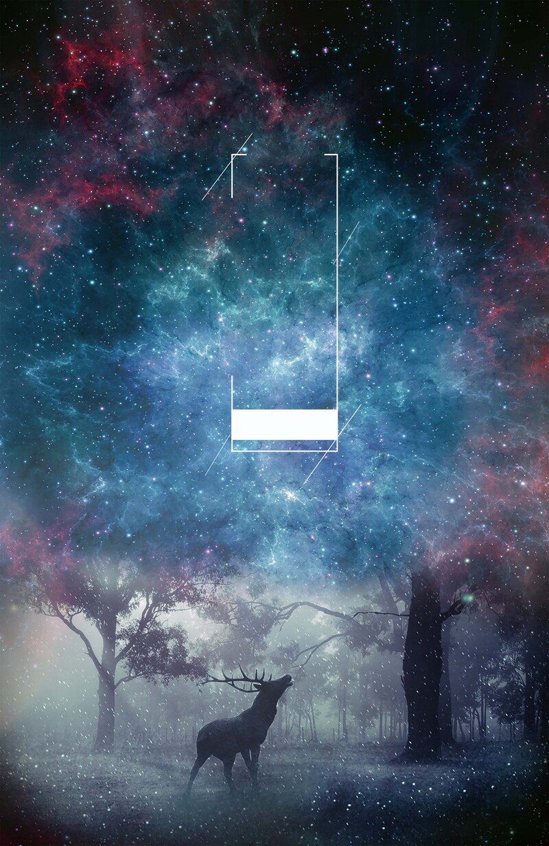 梦幻紫色星空，活动海报JPG素材，独特设计，高清下载