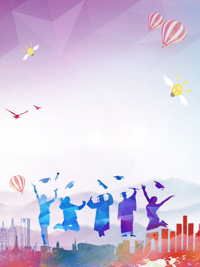 高考备考助力，彩色质感梦想背景图，高清JPG素材下载